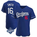 Friene LA.Dodgers #16 Will Smith Player Royal World Series Meet Limited Elite Home Stitched Jerseys