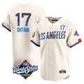 Friene LA.Dodgers #17 Shohei Ohtani Player Cream World Series City Connect Limited Home Stitched Jerseys