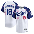 Friene LA.Dodgers #18 Yoshinobu Yamamoto Player White-Royal Tokyo Series Vapor Premier Limited Stitched Jerseys