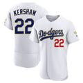 Friene LA.Dodgers #22 Clayton Kershaw Player Gold White 2026 Collection Stadium Limited Elite Stitched Jerseys
