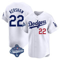 Friene LA.Dodgers #22 Clayton Kershaw Player White World Series Meet Limited Home Stitched Jerseys
