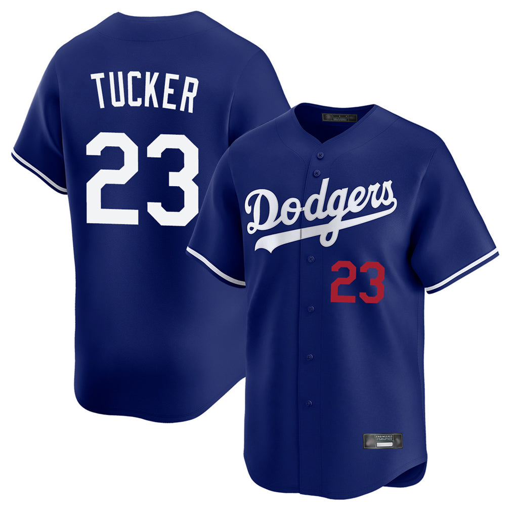 Friene LA.Dodgers #23 Kyle Tucker Player Royal Limited Home Stitched Jerseys