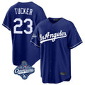 Friene LA.Dodgers #23 Kyle Tucker Player Royal World Series Meet Game Stitched Jerseys