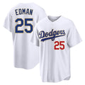 Friene LA.Dodgers #25 Tommy Edman Player Gold White 2026 Collection Stadium Limited Stitched Jerseys