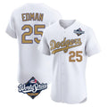 Friene LA.Dodgers #25 Tommy Edman Player Gold World Series Limited Elite Home Stitched Jerseys
