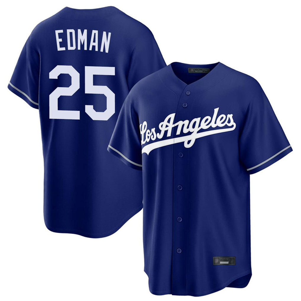 Friene LA.Dodgers #25 Tommy Edman Player Royal Game Stitched Jerseys