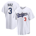 Friene LA.Dodgers #3 Edwin D¨ªaz Player Gold White 2026 Collection Stadium Limited Stitched Jerseys