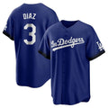 Friene LA.Dodgers #3 Edwin D¨ªaz Player Royal City Connect Home Game Stitched Jerseys