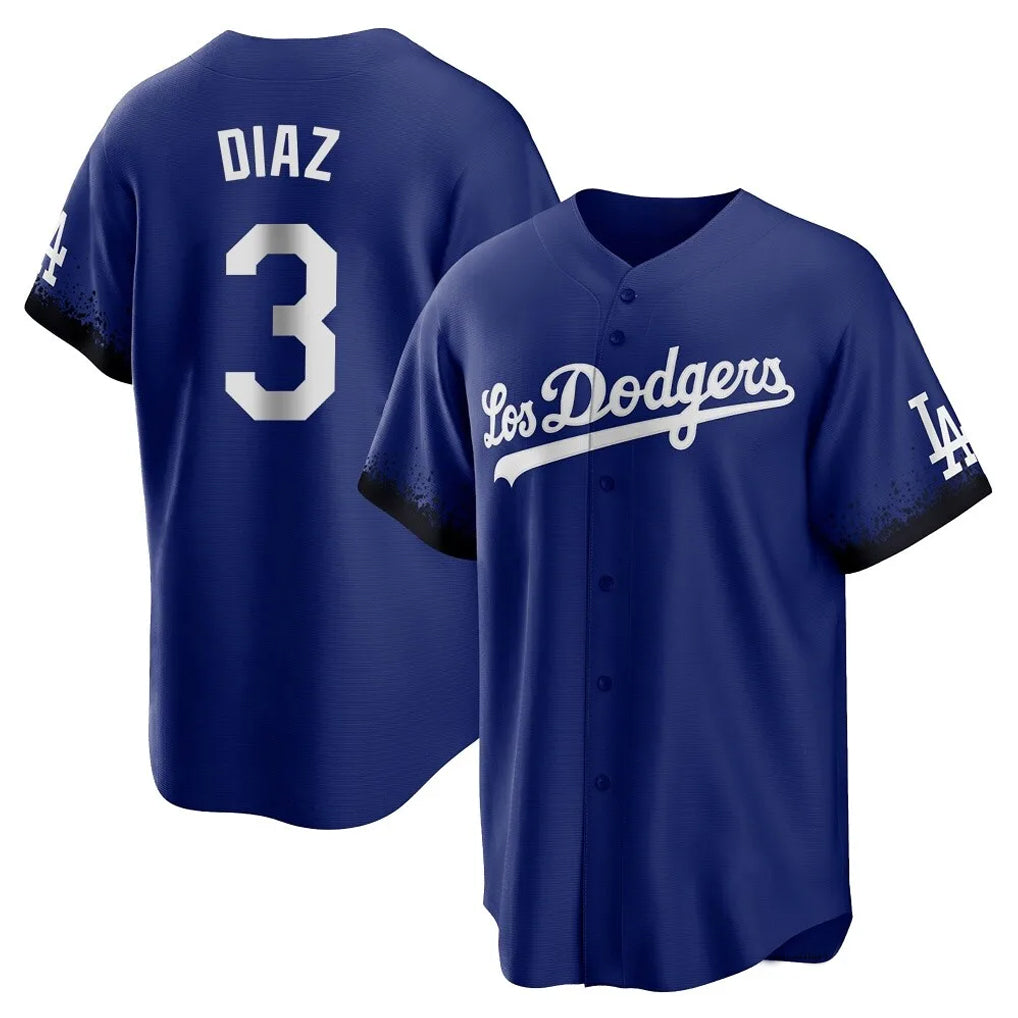 Friene LA.Dodgers #3 Edwin D¨ªaz Player Royal City Connect Home Game Stitched Jerseys
