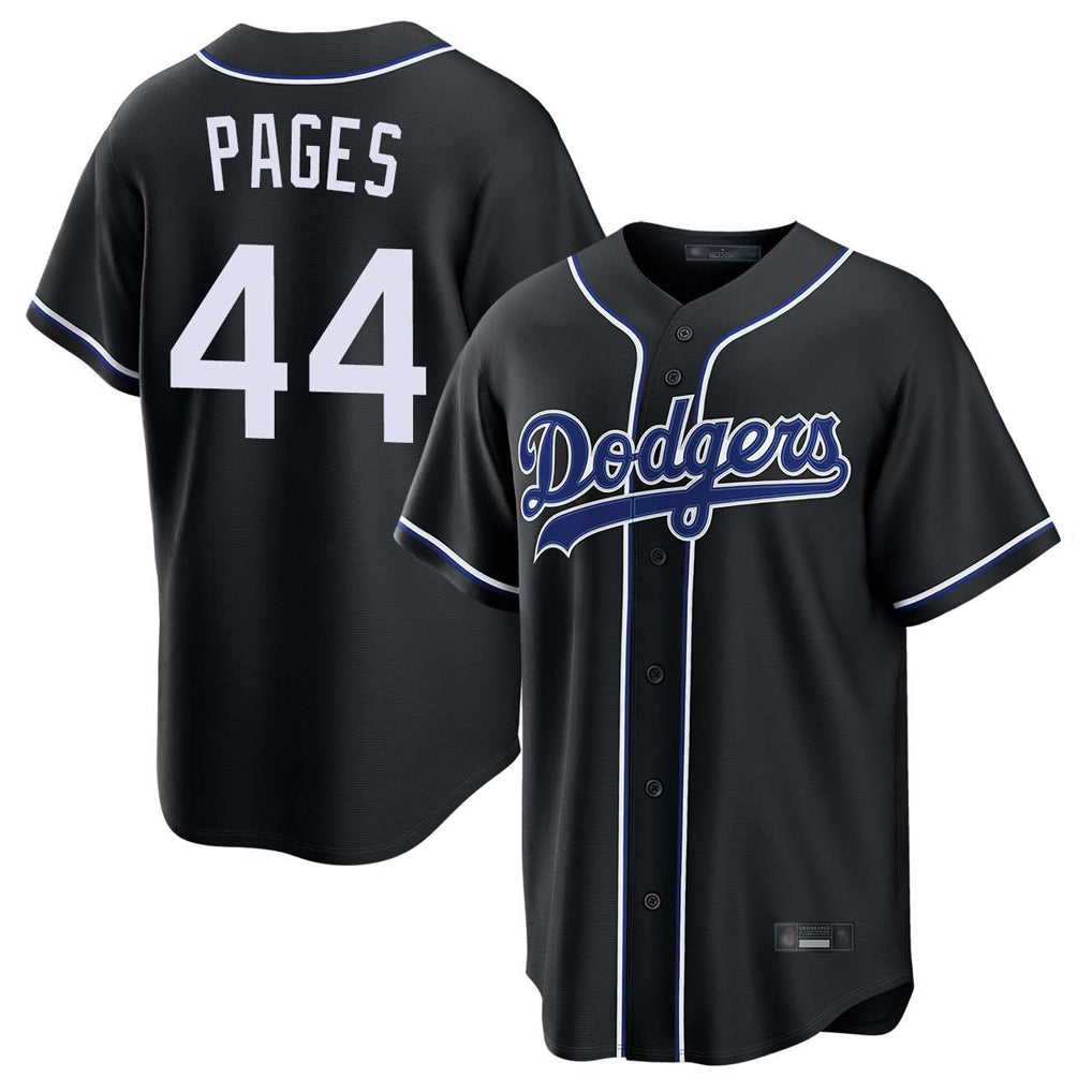 Friene LA.Dodgers #44 Andy Pages Player Black Carbon Limited Home Stitched Jerseys