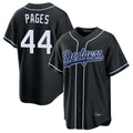 Friene LA.Dodgers #44 Andy Pages Player Black Carbon Limited Home Stitched Jerseys