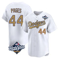 Friene LA.Dodgers #44 Andy Pages Player Gold World Series Collection Limited Home Stitched Jerseys