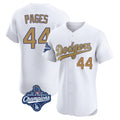 Friene LA.Dodgers #44 Andy Pages Player Gold World Series Meet Limited Elite Home Stitched Jerseys