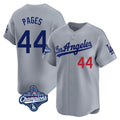 Friene LA.Dodgers #44 Andy Pages Player Gray World Series Meet Limited Home Stitched Jerseys