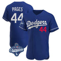 Friene LA.Dodgers #44 Andy Pages Player Royal World Series Meet Limited Elite Home Stitched Jerseys