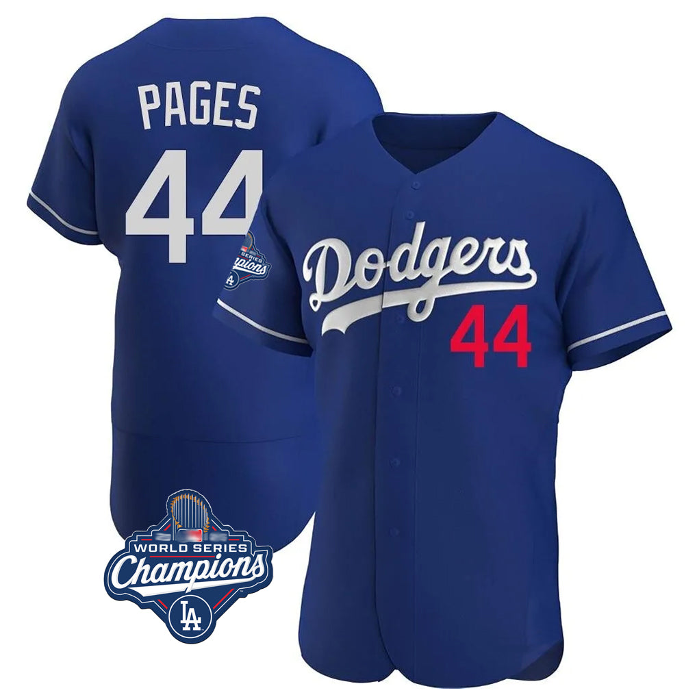 Friene LA.Dodgers #44 Andy Pages Player Royal World Series Meet Limited Elite Home Stitched Jerseys