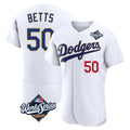 Friene LA.Dodgers #50 Mookie Betts Player Gold White World Series 2026 Collection Stadium Limited Elite Stitched Jerseys