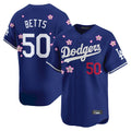 Friene LA.Dodgers #50 Mookie Betts Player Royal Tokyo Series Vapor Premier Limited Stitched Jerseys