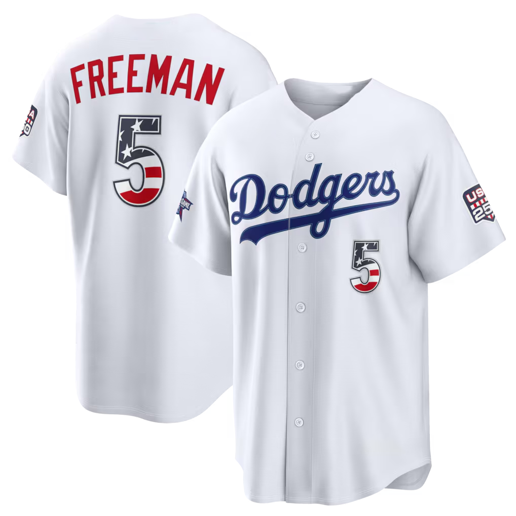 Friene LA.Dodgers #5 Freddie Freeman 2026 All-Star Edition Stars & Stripes Stadium Jerseys