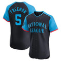 Friene LA.Dodgers #5 Freddie Freeman Player Black National League All-Star Limited Elite Home Stitched Jerseys