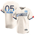 Friene LA.Dodgers #5 Freddie Freeman Player Cream City Connect Limited Home Stitched Jerseys