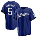 Friene LA.Dodgers #5 Freddie Freeman Player Royal City Connect Home Game Stitched Jerseys