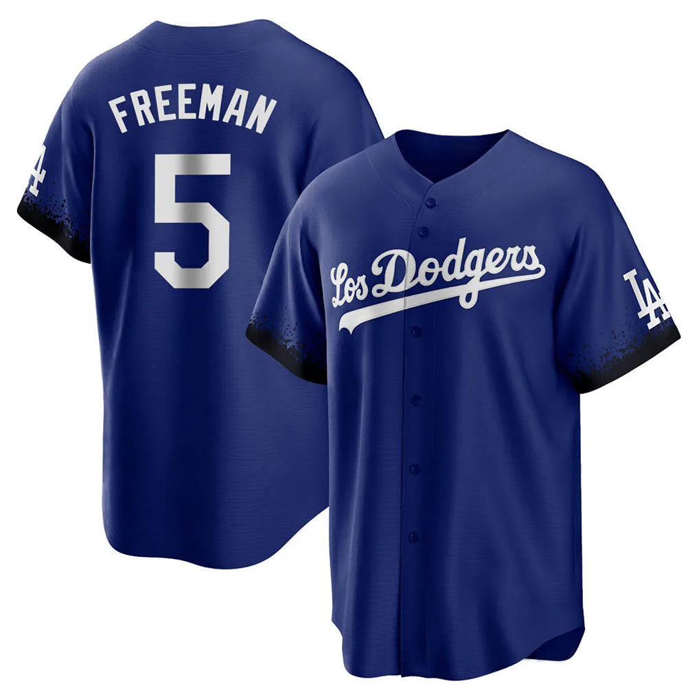 Friene LA.Dodgers #5 Freddie Freeman Player Royal City Connect Home Game Stitched Jerseys
