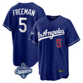 Friene LA.Dodgers #5 Freddie Freeman Player Royal World Series Meet Game Home Stitched Jerseys