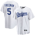 Friene LA.Dodgers #5 Freddie Freeman Player White Game Home Stitched Jerseys