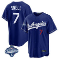 Friene LA.Dodgers #7 Blake Snell Player Royal Game World Series Meet Home Stitched Jerseys