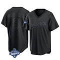 Friene LA.Dodgers #8 Enrique Hern¨¢ndez Player Black World Series Meet Pitch Fashion T-shirt Stitched Jerseys