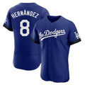 Friene LA.Dodgers #8 Enrique Hern¨¢ndez Player Royal City Connect Elite Home Stitched Jerseys