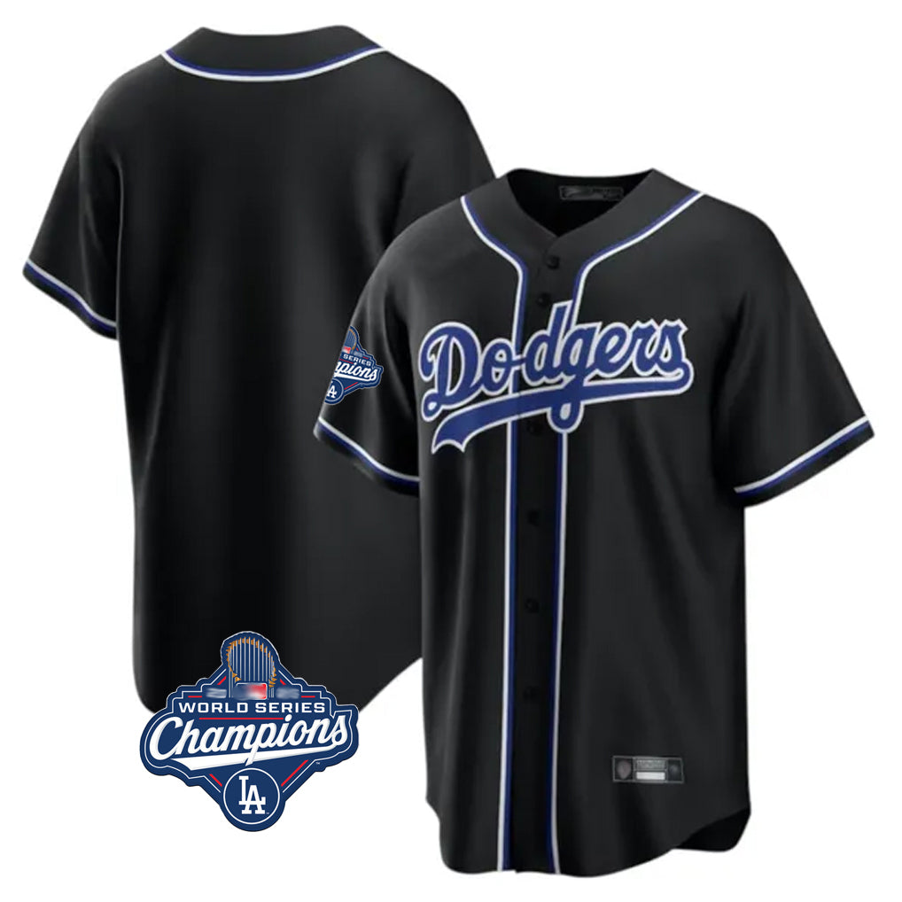 Friene LA.Dodgers ## Dodgers Blank Player Black Carbon Limited Home World Series Meet Stitched Jerseys