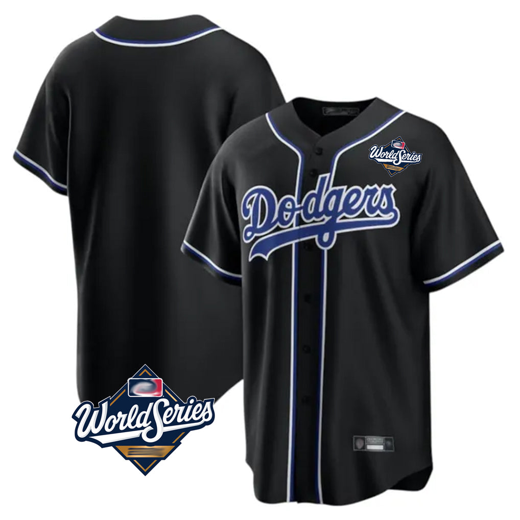 Friene LA.Dodgers ## Dodgers Blank Player Black Carbon Limited Home World Series Stitched Jerseys
