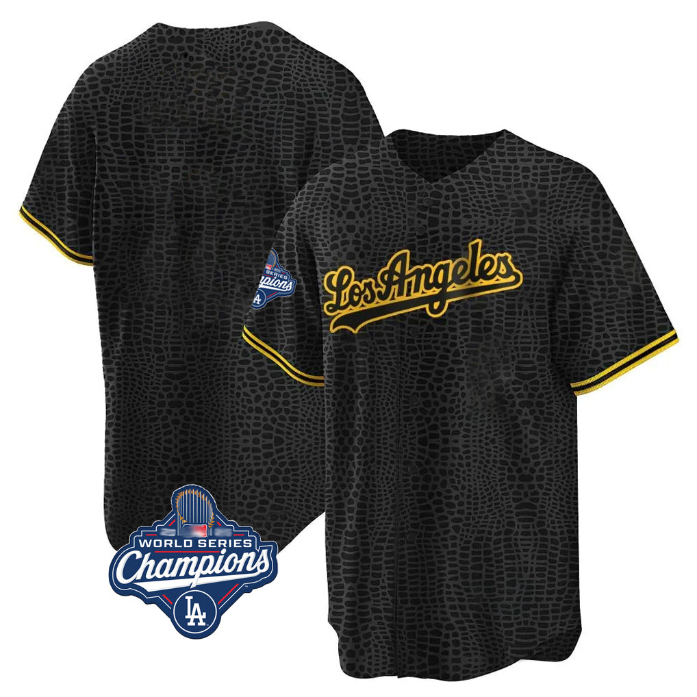 Friene LA.Dodgers ## Dodgers Blank Player Black Gold Limited Home World Series Meet Stitched Jerseys
