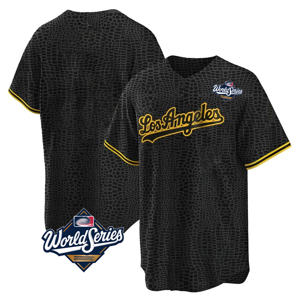 Friene LA.Dodgers ## Dodgers Blank Player Black Gold Limited Home World Series Stitched Jerseys