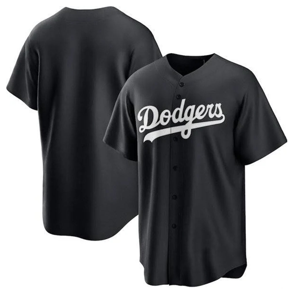 Friene LA.Dodgers ## Dodgers Blank Player Black Pitch Fashion T-shirt Stitched Jerseys