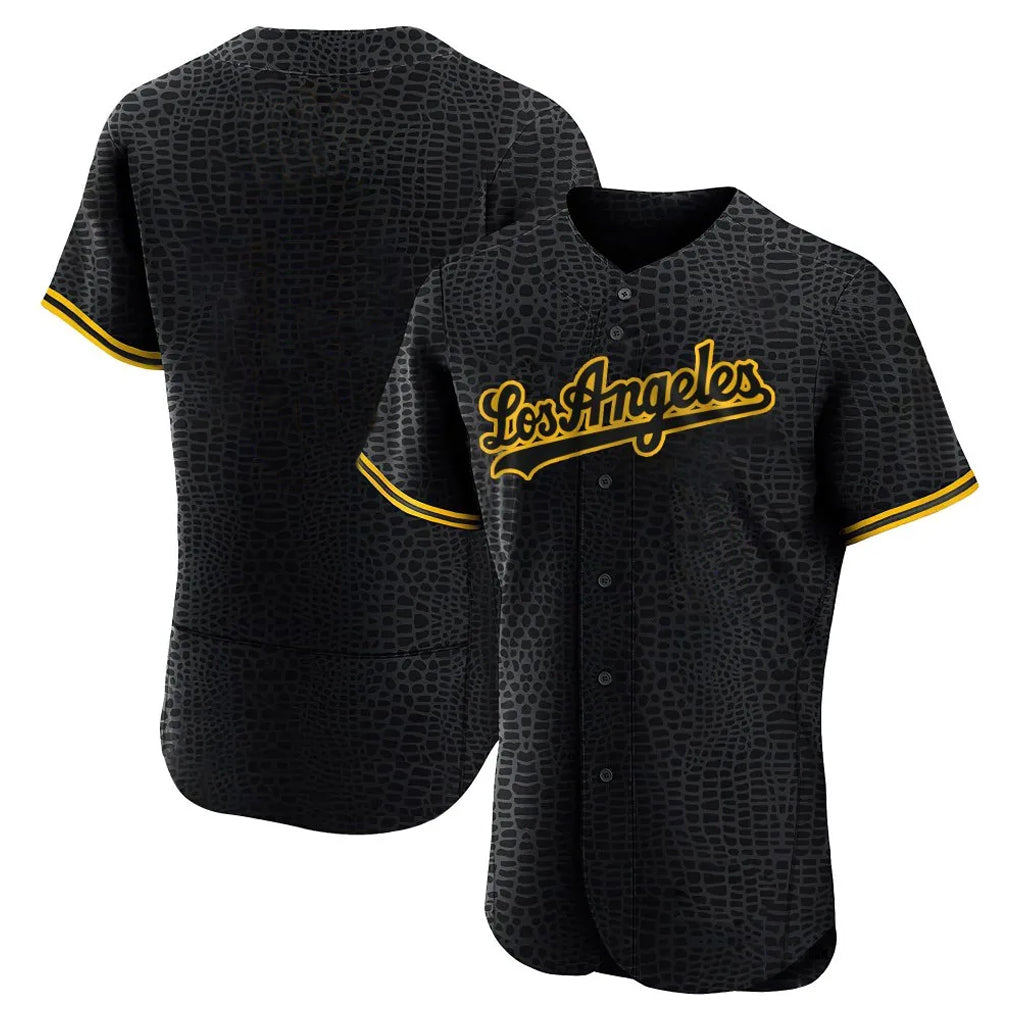 Friene LA.Dodgers ## Dodgers Blank Player Black Snake Skin City Limited Elite Home Stitched Jerseys