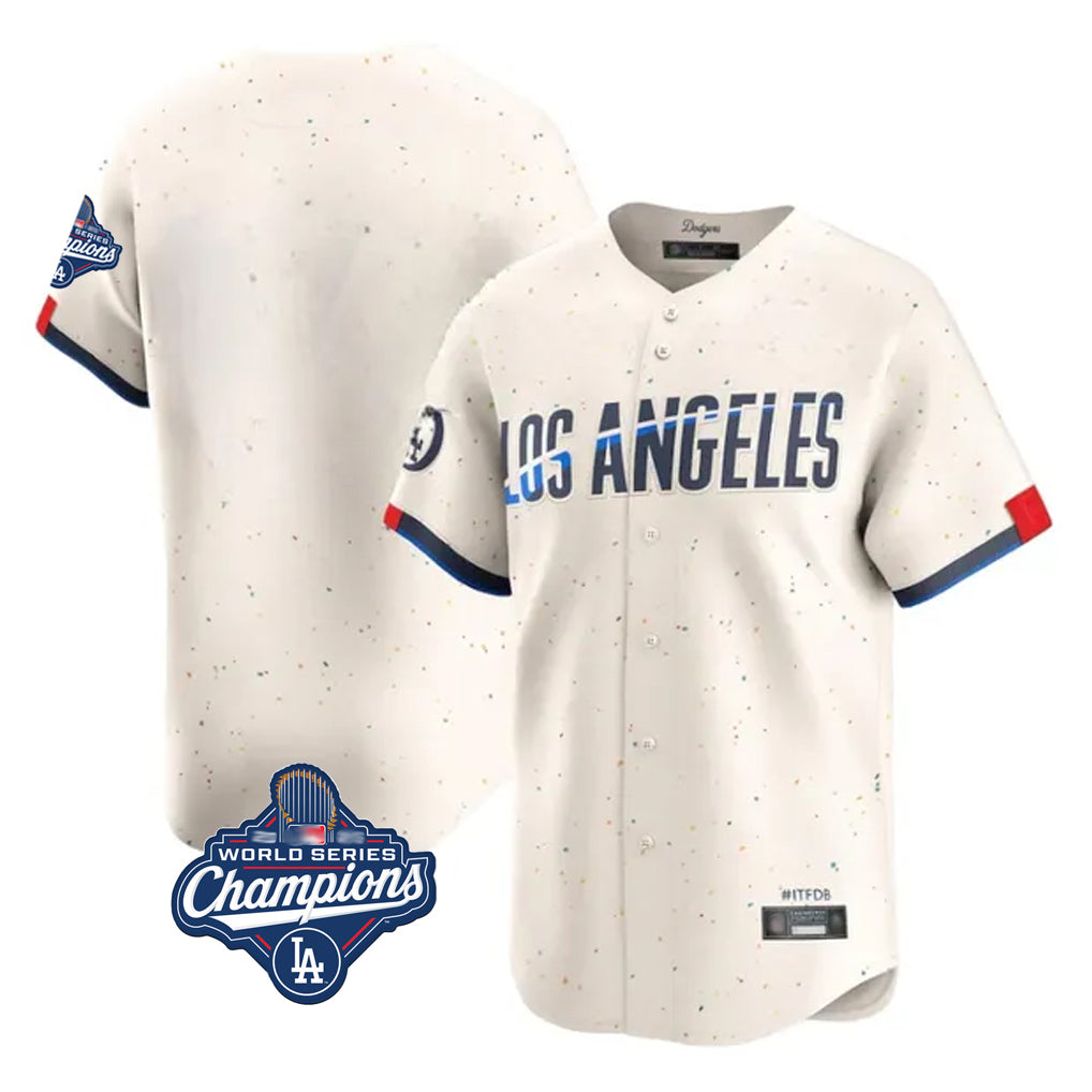 Friene LA.Dodgers ## Dodgers Blank Player Cream City Connect Limited Home World Series Meet Stitched Jerseys