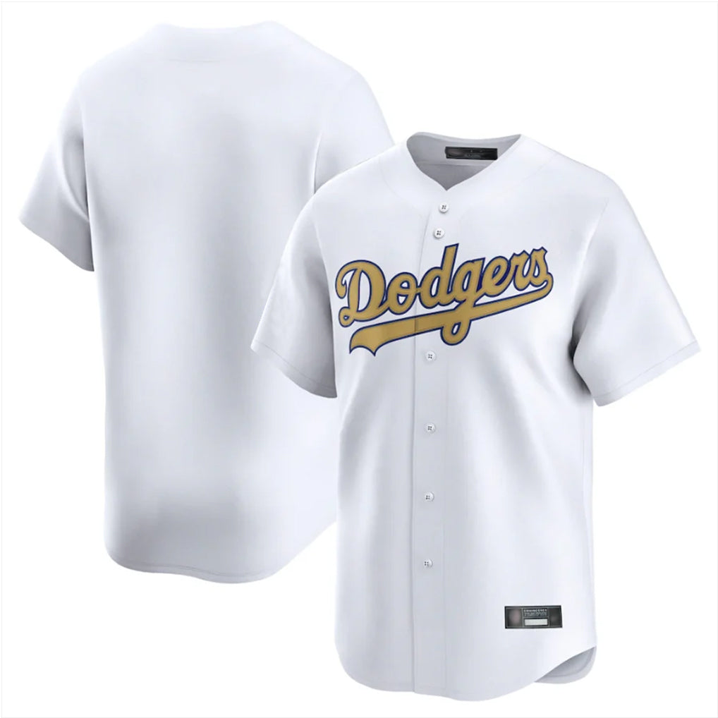 Friene LA.Dodgers ## Dodgers Blank Player Gold Collection Limited Home Stitched Jerseys