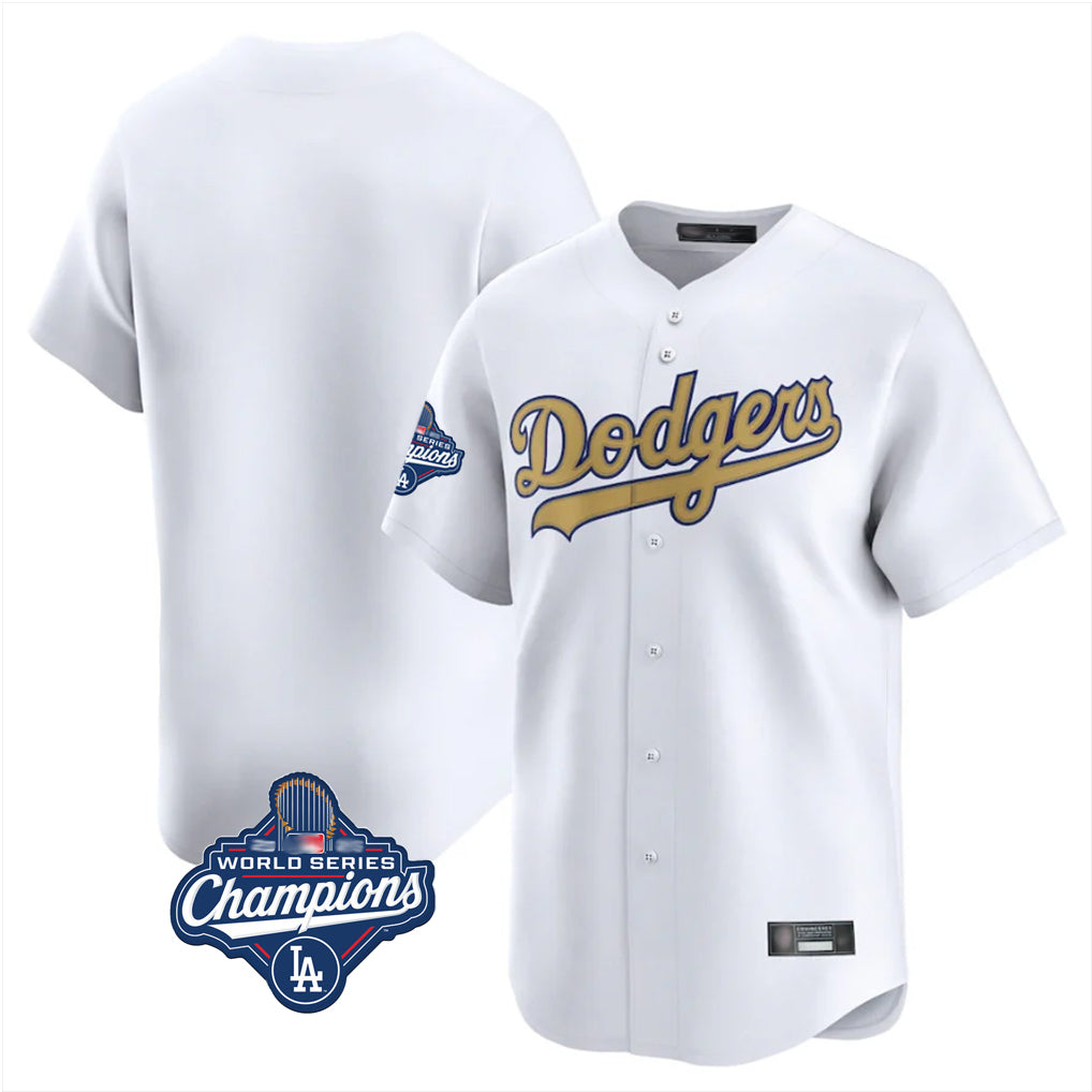 Friene LA.Dodgers ## Dodgers Blank Player Gold Collection Limited Home World Series Meet Stitched Jerseys