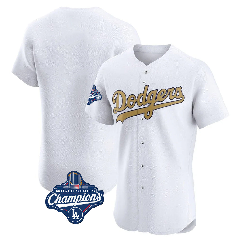 Friene LA.Dodgers ## Dodgers Blank Player Gold Limited Elite Home World Series Meet Stitched Jerseys