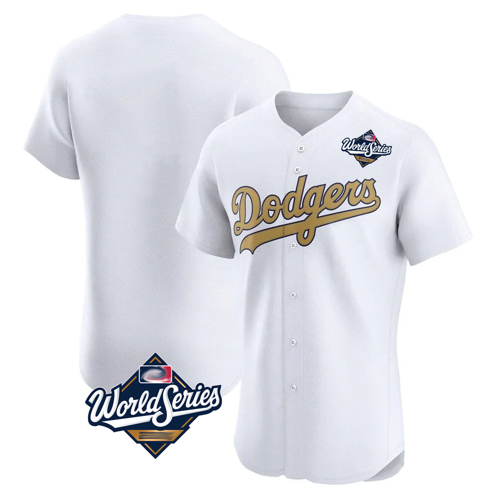 Friene LA.Dodgers ## Dodgers Blank Player Gold Limited Elite Home World Series Stitched Jerseys