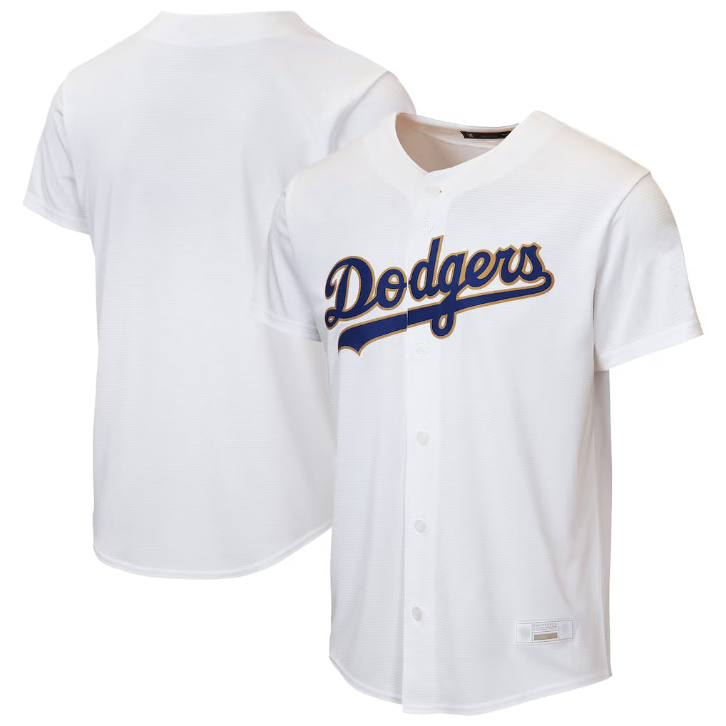 Friene LA.Dodgers ## Dodgers Blank Player Gold White 2026 Collection Stadium Game Stitched Jerseys