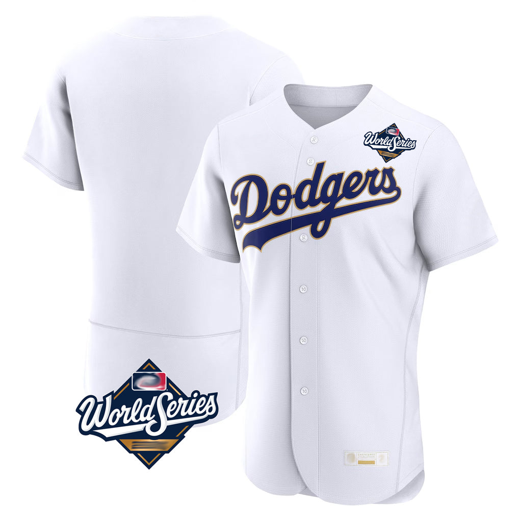 Friene LA.Dodgers ## Dodgers Blank Player Gold White 2026 Collection Stadium Limited Elite World Series Stitched Jerseys