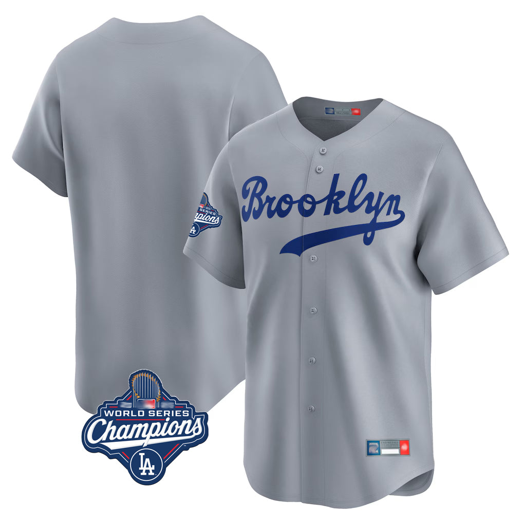 Friene LA.Dodgers ## Dodgers Blank Player Gray Game Limited Home World Series Meet Stitched Jerseys