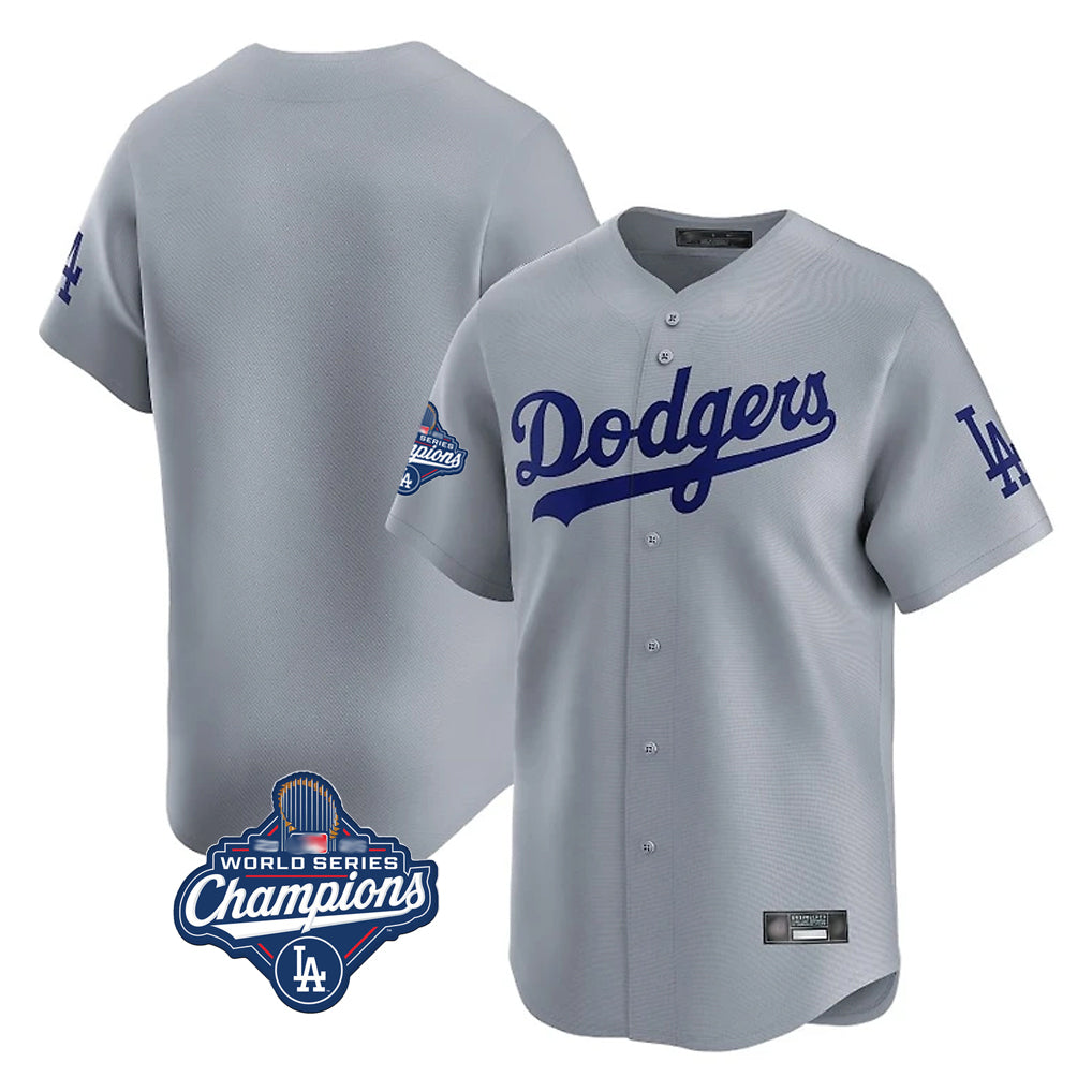 Friene LA.Dodgers ## Dodgers Blank Player Gray Limited Home World Series Meet Stitched Jerseys