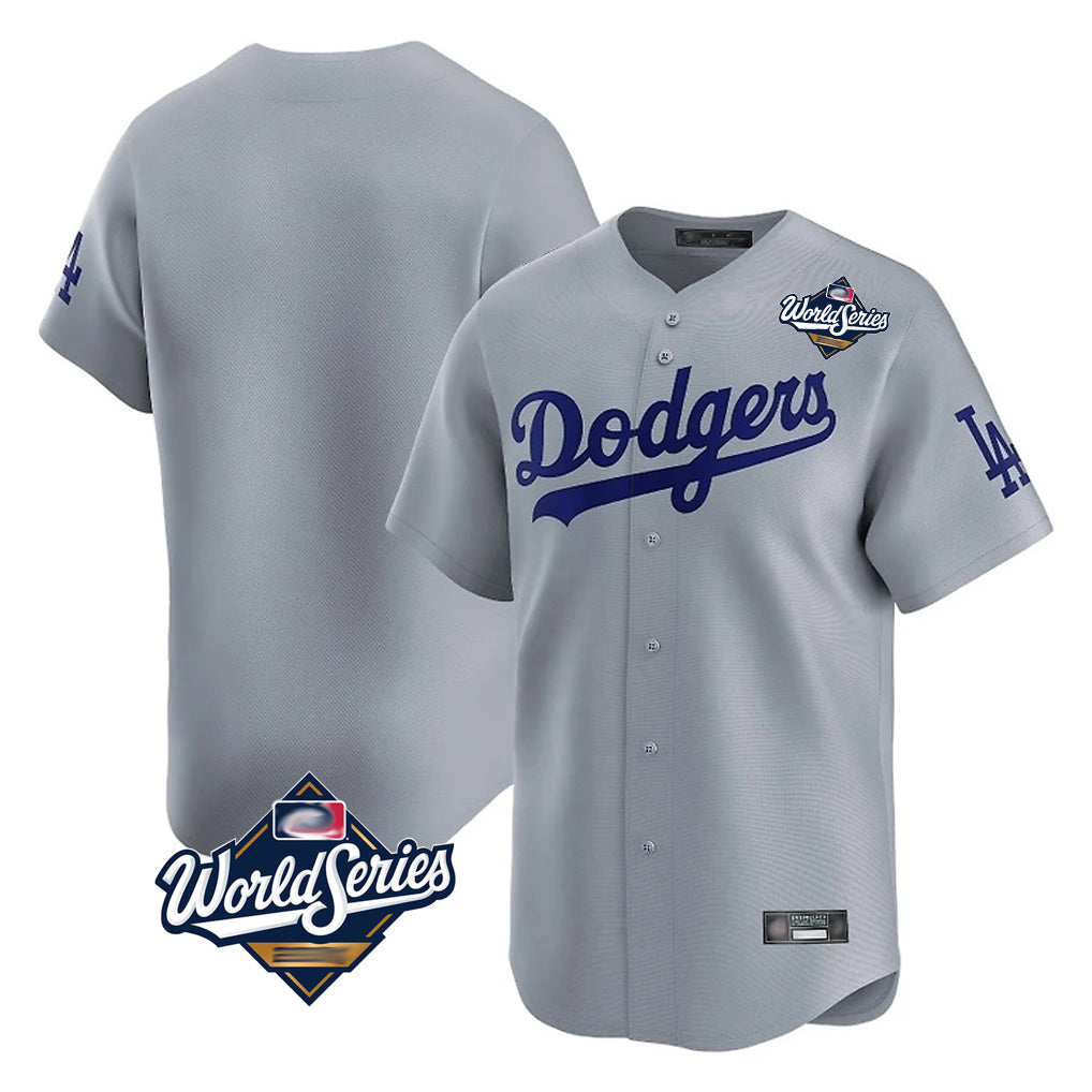 Friene LA.Dodgers ## Dodgers Blank Player Gray Limited Home World Series Stitched Jerseys