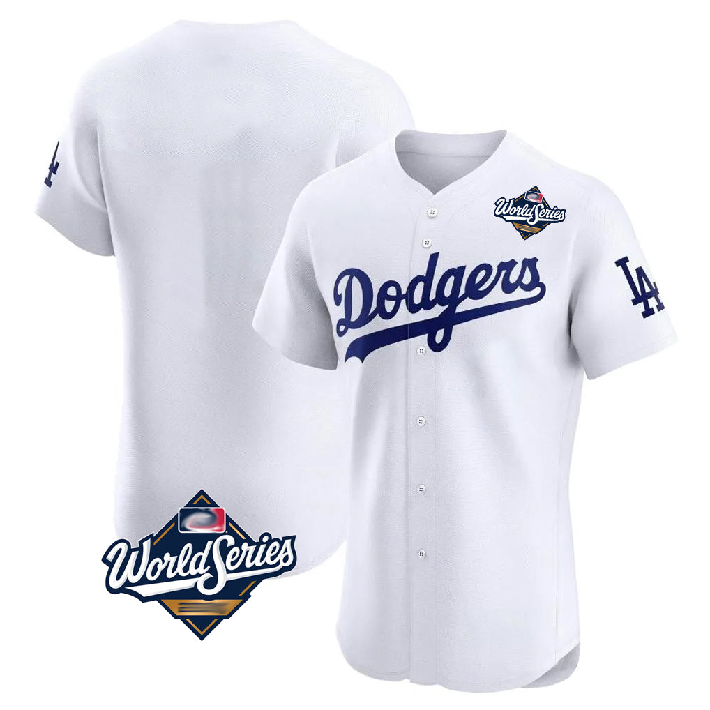 Friene LA.Dodgers ## Dodgers Blank Player White Limited Elite Home World Series Stitched Jerseys