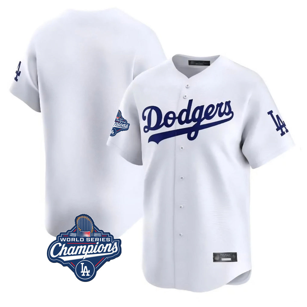 Friene LA.Dodgers ## Dodgers Blank Player White Limited Home World Series Meet Stitched Jerseys